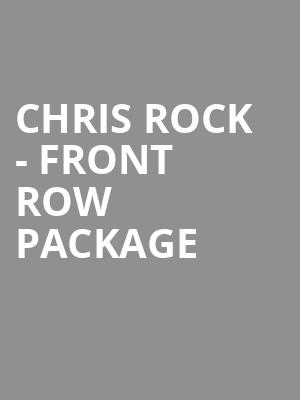 Chris Rock - Front Row Package at O2 Arena